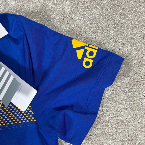 St. Louis Blues Adidas Women's S Blue Aeroready Training Performance T-Shirt NWT - Picture 5 of 8